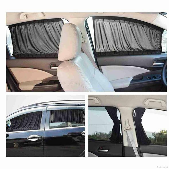 All Cars Flexible Mesh Side Curtain Railing - Sun Shades, Sun Shades - Curtains - Trademart.pk