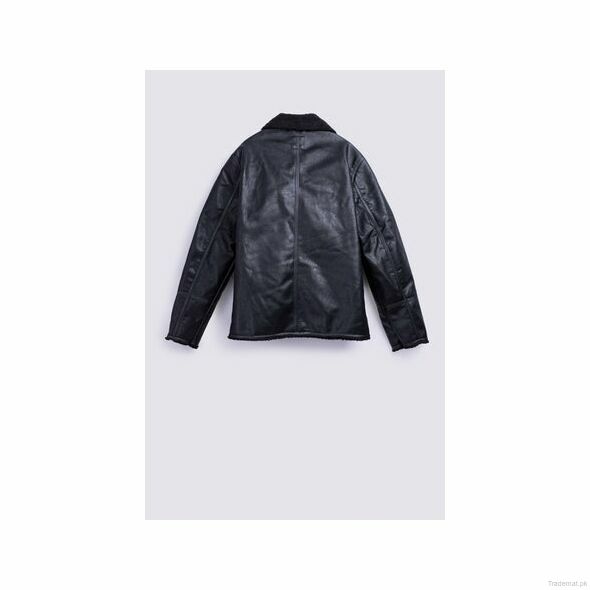 Faux Leather Jacket, Men Jackets - Trademart.pk
