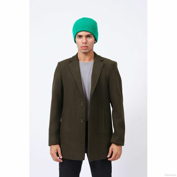 Wool Blend Coat,  Blazers - Trademart.pk
