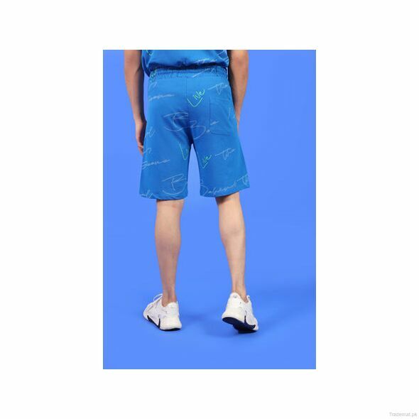 Textured Pique Printed Short, Men Shorts - Trademart.pk