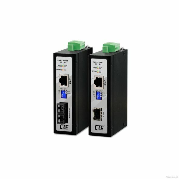 Unmanaged Media Converter 1x GbE RJ45 to 1x 1000Base Fiber (SC)/100/1000Base SFP - IMC-1001C & IMC-1001CS, Unmanaged Media Converter - Trademart.pk