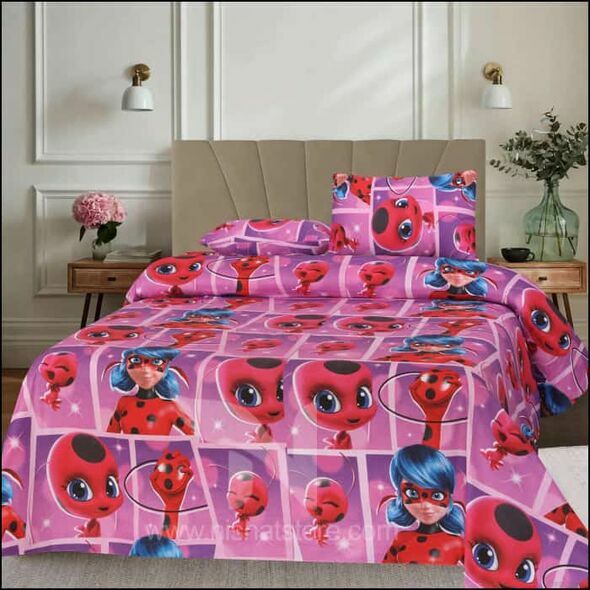 Bed Sheet Design NC- C 1076, Double Bed Sheet - Trademart.pk