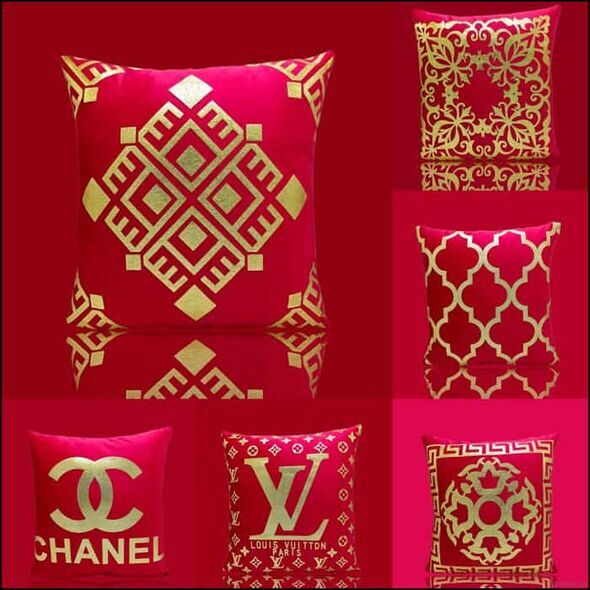 Velvet 6 PCs Digital Printed Cushions Cover Ds #214, Cushion Covers - Trademart.pk
