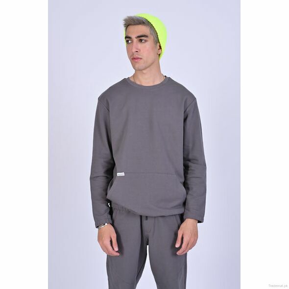 Sweatshirt with Kangaroo Pocket, Men Sweatshirts - Trademart.pk