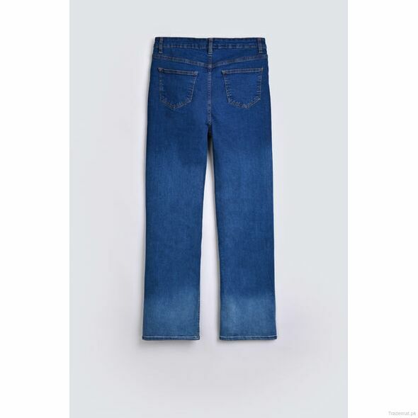 Ombre Bootcut Denim, Women Jeans - Trademart.pk