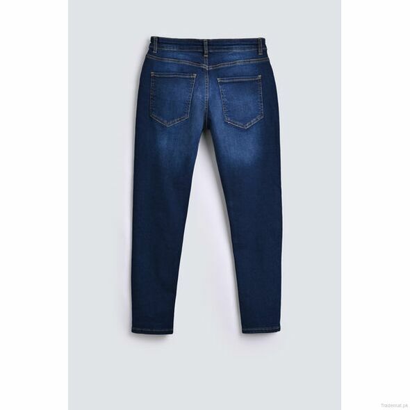 Basic Slim Fit Denim, Women Jeans - Trademart.pk
