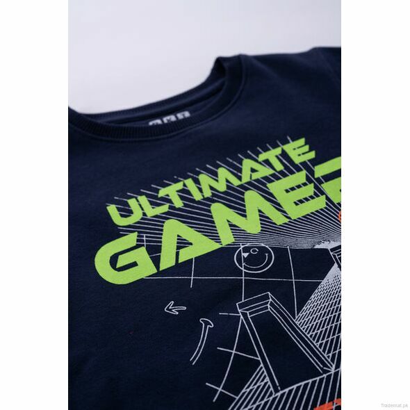 Boys Gamer Printed Sweatshirt, Boys Sweatshirt - Trademart.pk