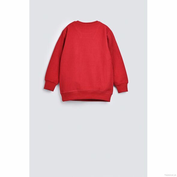 Boys Corduroy Knitted Sweatshirt, Boys Sweatshirt - Trademart.pk