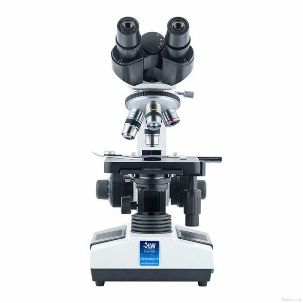Revelation lll DIN Plan Binocular 4 Objective Microscope, Microscope - Trademart.pk
