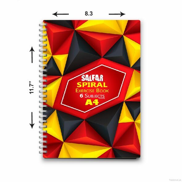 Spiral Note Book 6 Subject, Spiral Notebook - Trademart.pk