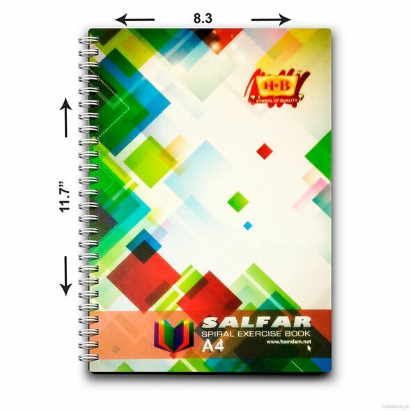 Spiral Notebook A4, Spiral Notebook - Trademart.pk