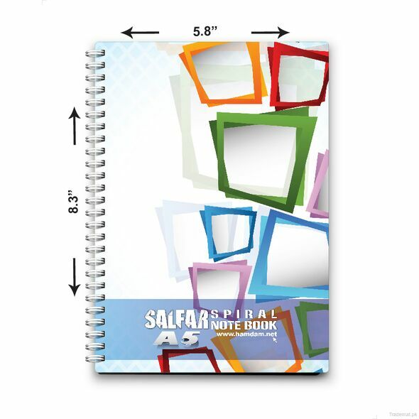 Spiral Notebook A5, Spiral Notebook - Trademart.pk