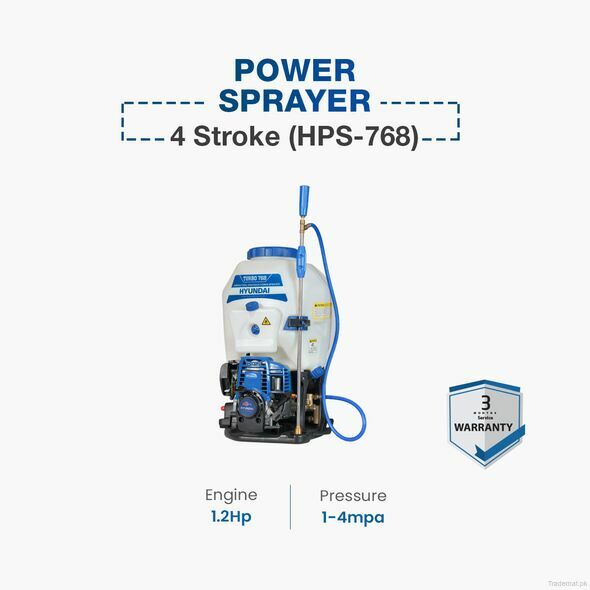Hyundai Power Sprayer 4 Stroke (HPS-768), Sprayers - Trademart.pk
