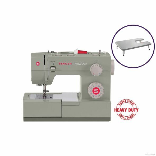 Heavy Duty 4452 and Extension Table Bundle, Sewing Machine - Trademart.pk