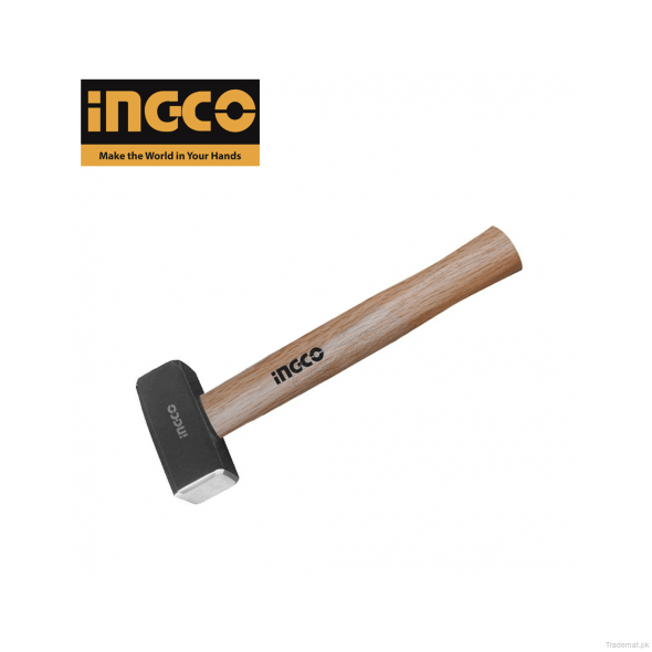 Ingco Stoning hammer (converse handle) 1500g HSTH041500D, Hammers - Trademart.pk