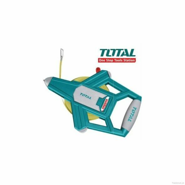 Total Fibreglass Measuring Tape 100M X 12.5mm TMTF121006, Measuring Tape - Trademart.pk