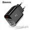 Baseus 3.4A LED Display USB Phone Charger For IPhone Samsung Mobile Wall Charger, Mobile Phone Charger - Trademart.pk