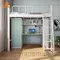 Loft Bed with Desk, Make Full of Space, Suitable for The Children, Customized Color, Bunk Bed - Trademart.pk