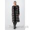 West Line Women Gray Checkered Longline Coat, Women Coat - Trademart.pk
