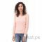 West Line Women Pink V Neck Sweater, Women Sweater - Trademart.pk