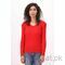 West Line Women Red V Neck Sweater, Women Sweater - Trademart.pk