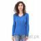 West Line Women Royal Blue V Neck Sweater, Women Sweater - Trademart.pk
