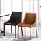 High End Designer Saddle Faux Leather Dining Chair, Dining Chairs - Trademart.pk