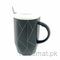 Black With White Lines Coffee Mug, Mugs - Trademart.pk