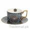 Floral Pattern Moroccan Style Coffee/Tea Cup With Saucer, Mugs - Trademart.pk