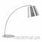 Chrome Table Lamp with PVC Shade, Lamps - Trademart.pk