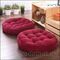 Red Round Floor Cushion Design 111, Floor Cushions - Trademart.pk