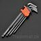 Harden 9Pcs Long Ball Key Wrench Size 1.5 - 10mm, Wrenches - Trademart.pk