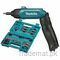 Makita DF001DW Screwdriver Complete with Built-in Battery, 6 W, 3.6 V, Blue, Screwdrivers - Trademart.pk